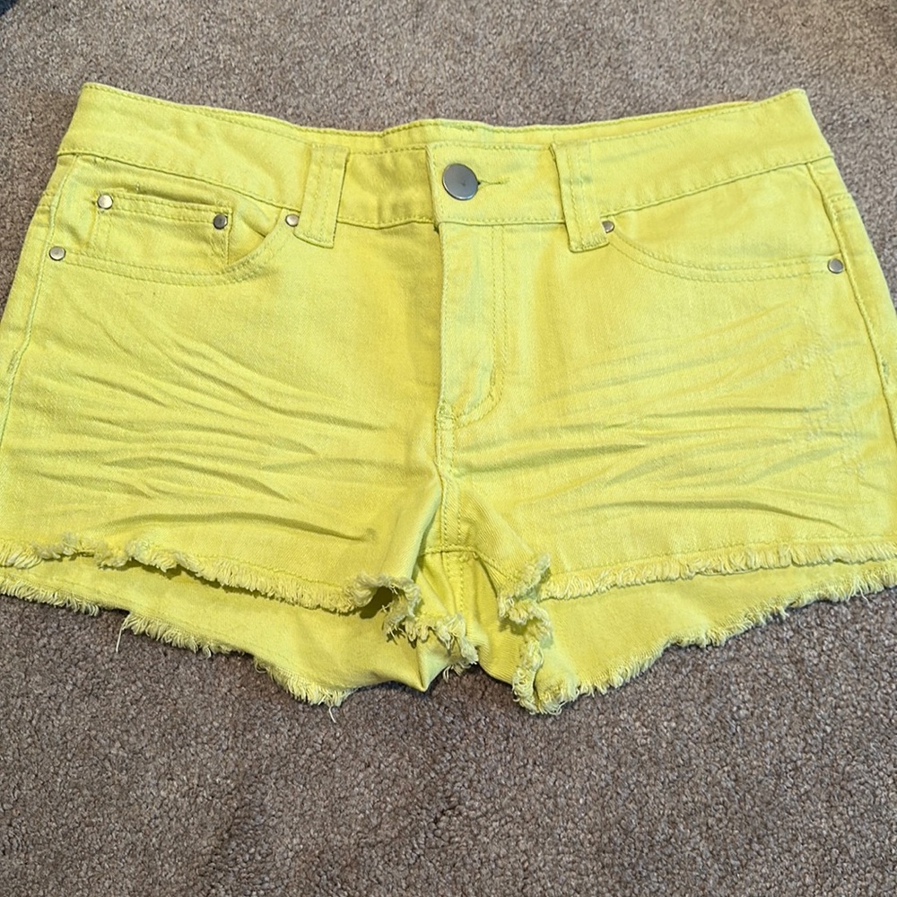 Neon Denim Short